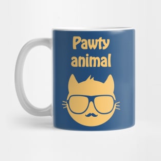 Pawty animal (orange) Mug